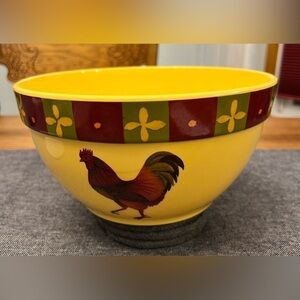 Beautiful Malemine Rooster Bowl
